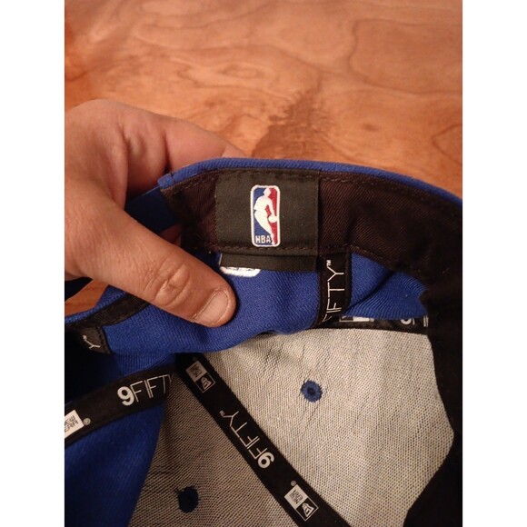 Philadelphia 76ers New Era 9Fifty Royal Blue Adjustable Snapback Hat Cap - Picture 5 of 5